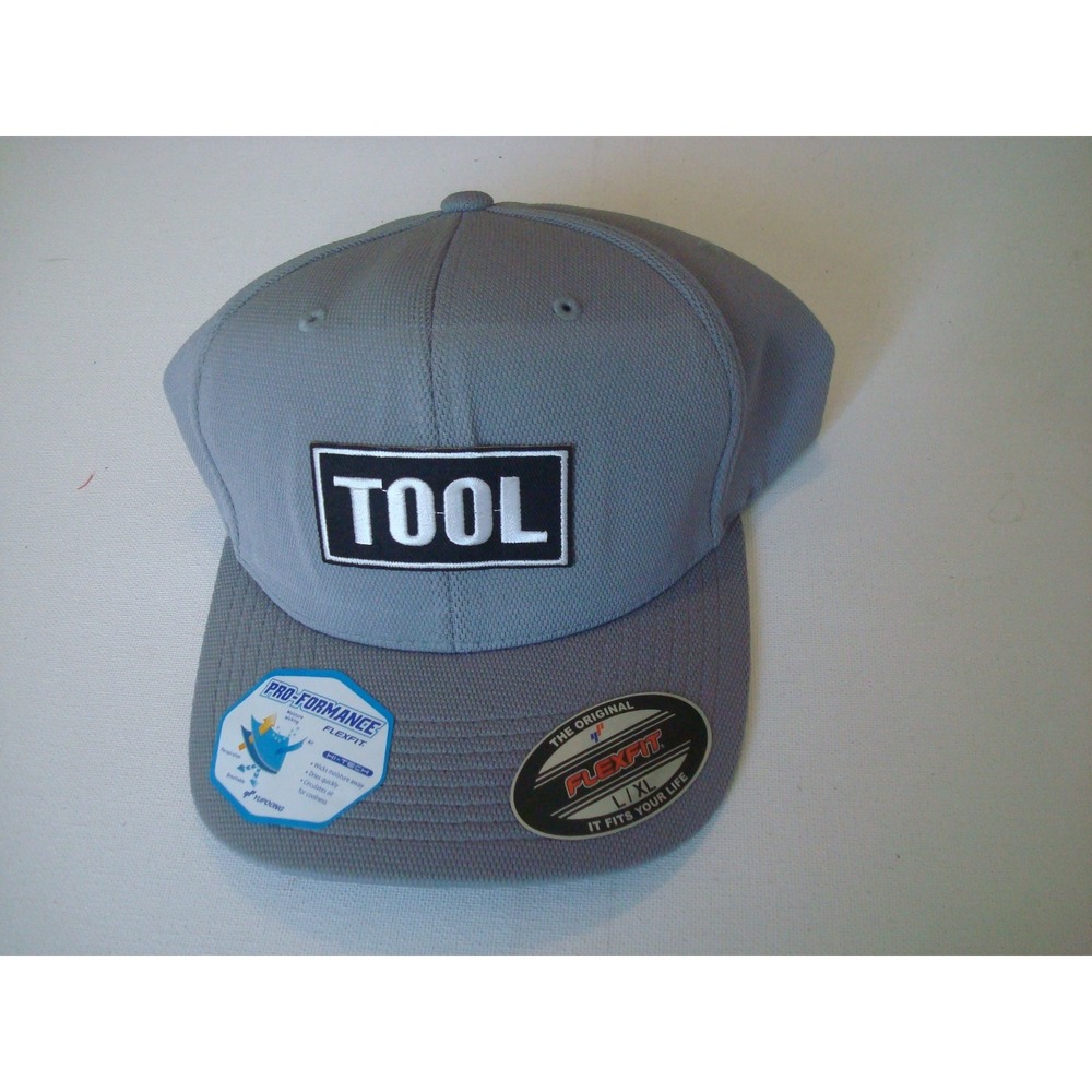 TOOL BAND FITTED L/XL BEACH GOLF STBACK  00S Y2K  HAT CAP VINTAGE  C5